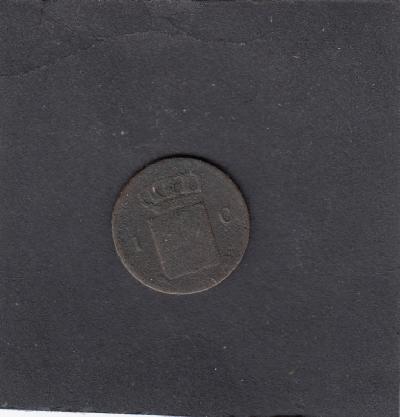 Beschrijving: 1 Cent WILLEM I  